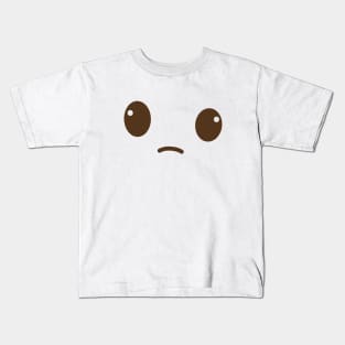 Sad Cute Face Kids T-Shirt